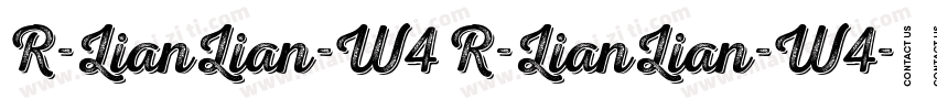 R-LianLian-W4 R-LianLian-W4字体转换